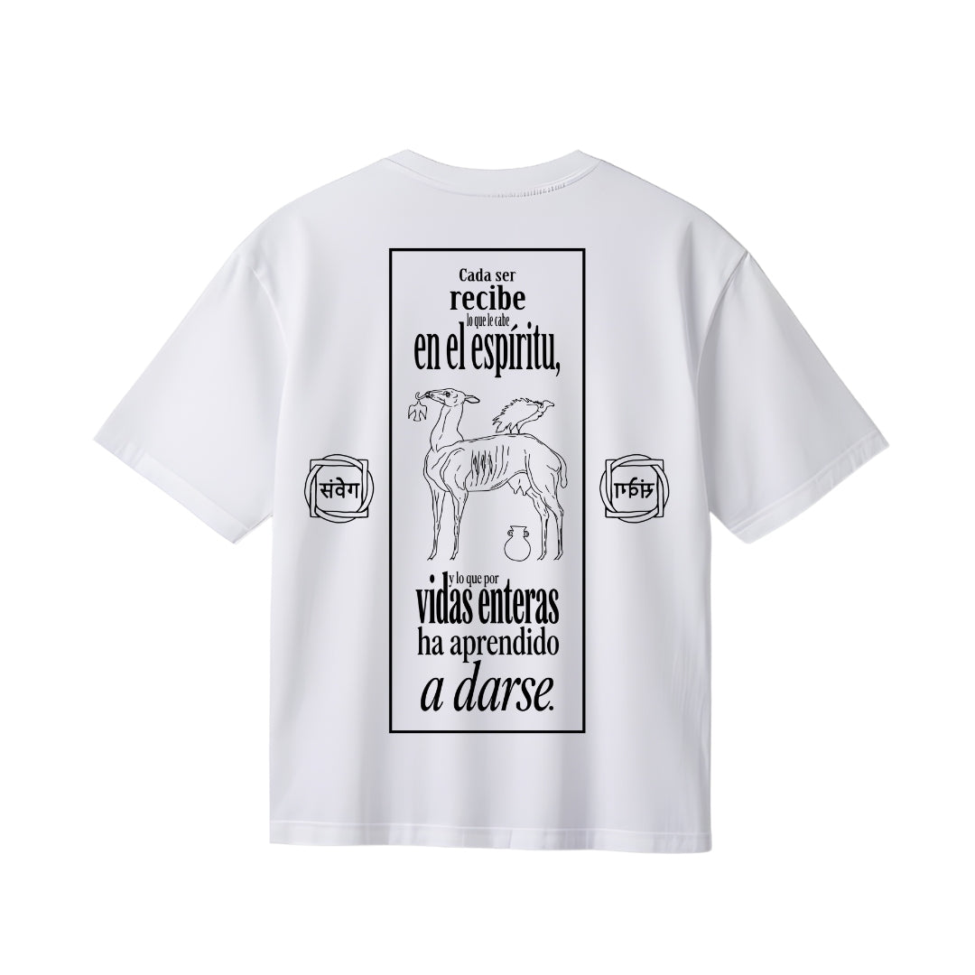CADA SER RECIBE - POYÉSIS - BLANCO